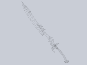 Fantasy sword 3D Модель