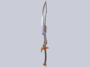 Espada de fantas&iacute;a Modelo 3D