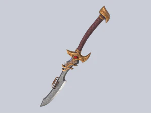 Espada de fantas&iacute;a Modelo 3D