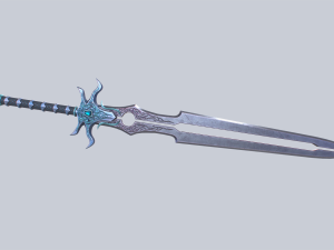 Fantasy sword Modèle 3D