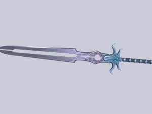 Fantasy sword 3D Model