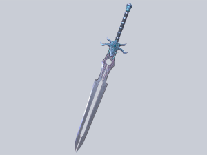 Fantasy sword Modèle 3D