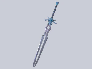 Fantasy sword 3D Model