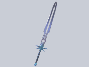 Fantasy sword Modèle 3D