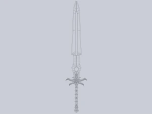 Fantasy sword 3D Model