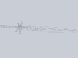 Fantasy sword Modèle 3D
