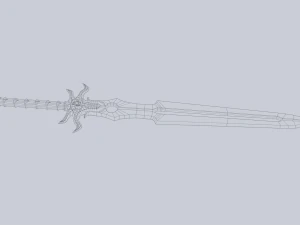 Fantasy sword 3D Model