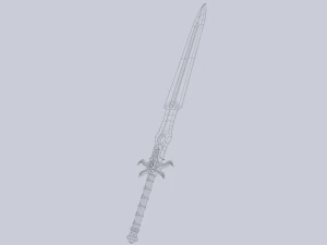 Fantasy sword 3D Model