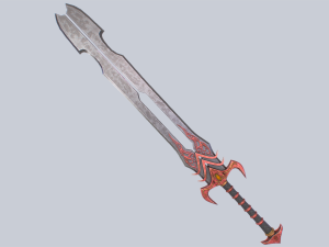Fantasy sword 3D Model