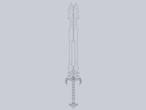 Fantasy sword 3D 모델