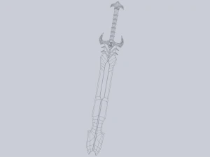 Fantasy sword 3D Model