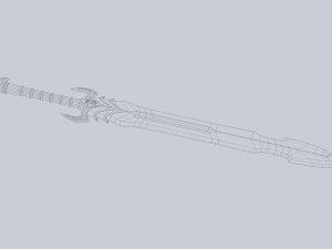 Fantasy sword 3D 모델
