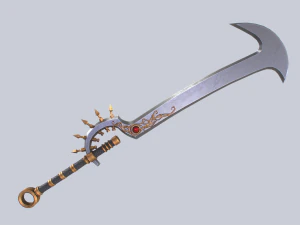Fantasy sword 3D Model