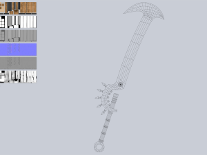 Fantasy sword Modèle 3D