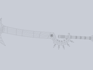 Fantasy sword Modèle 3D