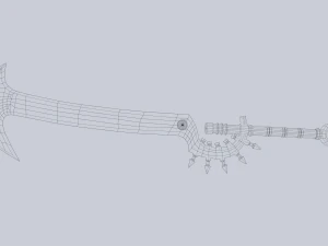 Fantasy sword 3D Model