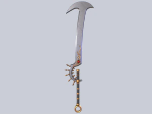 Fantasy sword 3D Model