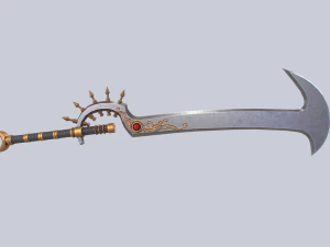 Fantasy sword 3D Model