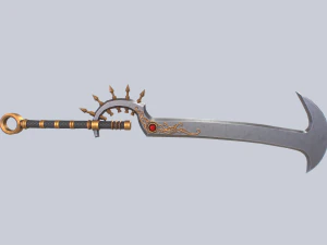 Fantasy sword 3D Model