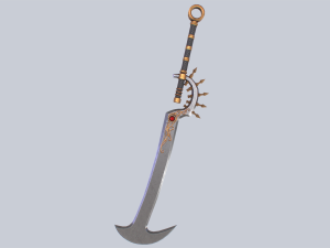 Fantasy sword Modèle 3D