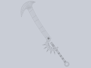 Fantasy sword Modèle 3D