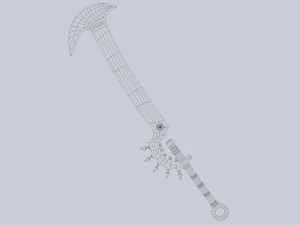 Fantasy sword 3D Model