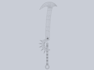 Fantasy sword Modèle 3D