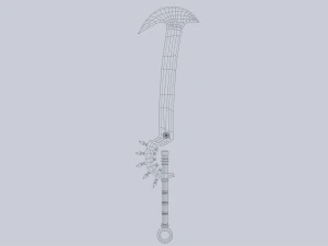 Fantasy sword 3D Model
