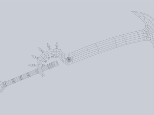 Fantasy sword Modèle 3D