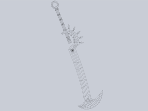 Fantasy sword Modèle 3D