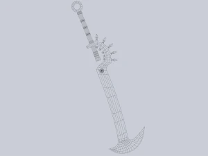Fantasy sword 3D Model