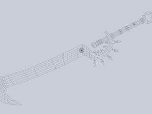 Fantasy sword Modèle 3D