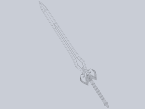 Fantasy sword 3D Модель