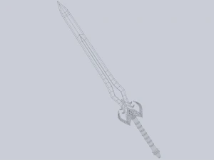 Fantasy sword 3D Model