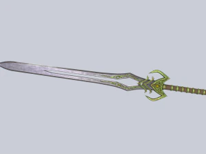 Fantasy sword 3D Model
