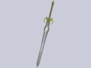 Fantasy sword 3D Model