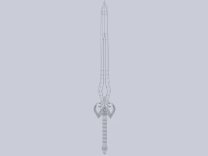 Fantasy sword 3D Model