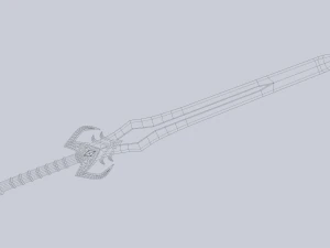 Fantasy sword 3D Model