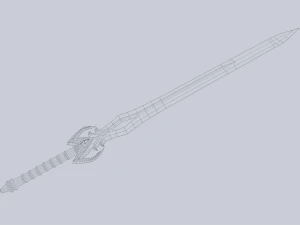 Fantasy sword 3D Model