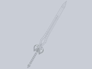 Fantasy sword 3D Модель