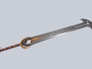 Fantasy sword 3D Model