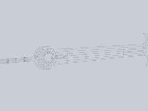 Fantasy sword 3D Model