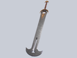 Fantasy sword 3D Model
