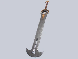 Fantasy sword 3D Model