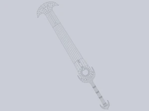 Fantasy sword 3D Model