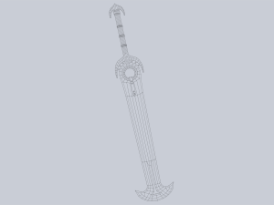 Fantasy sword 3D Model