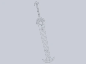 Fantasy sword 3D Model