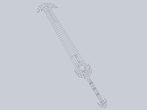 Fantasy sword 3D Model