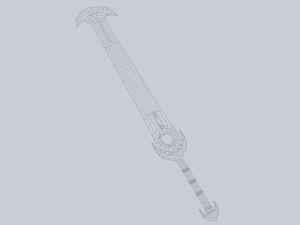 Fantasy sword 3D Model