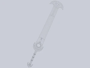 Fantasy sword 3D Model